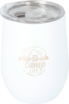 Camplife Edelstahl Thermo-Trinkbecher mit Deckel 360 ml weiß