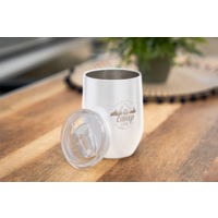 Camplife Thermo-Trinkbecher mit Deckel 360 ml weiß