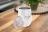 Camplife Edelstahl Thermo-Trinkbecher mit Deckel 360 ml wei&szlig;