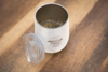Camplife Edelstahl Thermo-Trinkbecher mit Deckel 360 ml wei&szlig;