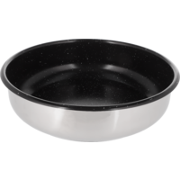 Berger DeepSmoke Edelstahl Bratpfanne mit Keramikbeschichtung &Oslash; 24 cm