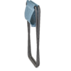 Moderner Trichter mit Griff, aus Kunststoff, in Blau und Grau