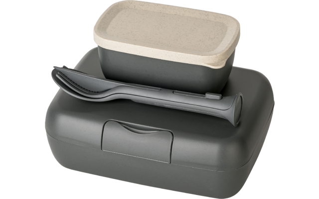 Produktbild Koziol Candy Ready Lunchbox Set 5 teilig mit 3 teiligem Besteck / Box Candy L / Dose Candy S auslaufsicher 1