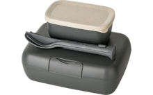 319896 870053 317512 - Koziol Candy Ready Lunchbox Set 5 pièces avec 3 pièces de couverts / Boîte Candy L / Boîte Candy S anti-fuite
