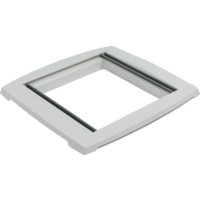 MPK VisionStar Innenrahmen Doppelplissee f&uuml;r Dachhauben 40 x 40 cm ohne LED signalwei&szlig;