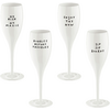 Kleines Produktbild Koziol Cheers No. 1 Sektglas Set 4-teilig aus Thermoplastik 100 ml 1