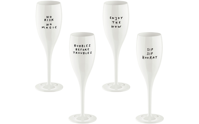 Produktbild Koziol Cheers No. 1 Sektglas Set 4-teilig aus Thermoplastik 100 ml 1