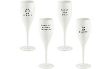 318559 436113 837004 - Koziol Cheers No. 1 Sektglas Set 4-teilig aus Thermoplastik 100 ml