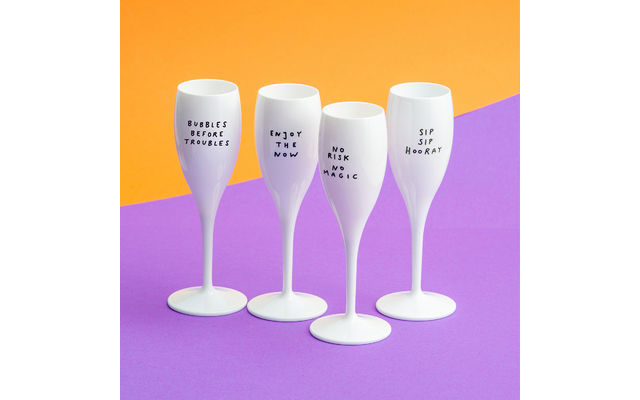 Produktbild Koziol Cheers No. 1 Sektglas Set 4-teilig aus Thermoplastik 100 ml 1