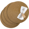 Westmark Circle placemat 4 pieces round 38 cm light brown