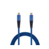 câble de données USB Type-C 2GO 100 cm bleu