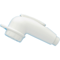 Lever Shower White with Eyelet Comet SHORTY