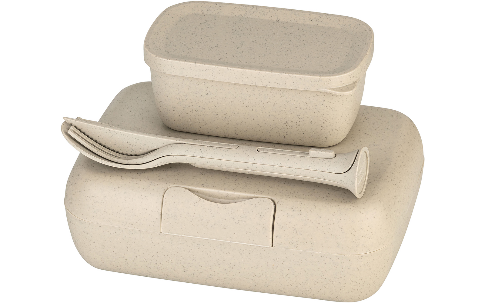 Produktbild Koziol Candy Ready Lunchbox Set 5 teilig mit 3 teiligem Besteck / Box Candy L / Dose Candy S auslaufsicher 1