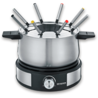 Severin FO 2471 Fondue Cr&ecirc;pes Combi 1500 W noir