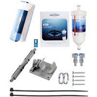 bluuwater KT08 Kit de montage filtre &agrave; eau angle 90 degr&eacute;s