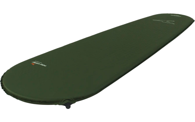 Grüner, spitz zulaufender Gegenstand mit abgerundeter Kante