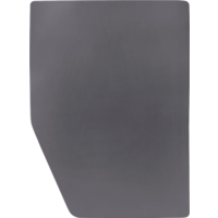 Walra Spannbetttuch Jersey stretch Multifit Anthrazit für Französisches Bett linke Ecke