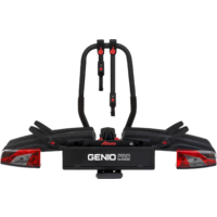 Atera Genio Pro 60 Advanced Kupplungs-Fahrradhecktr&auml;ger f&uuml;r 2 Fahrr&auml;der rot, E-Bike geeignet