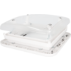 Ventilateur de toit électrique carré blanc avec couvercle transparent