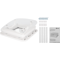 Berger Dachhaube Skyline mit Moskitoschutz & Verdunkelungsrollo 40 x 40 cm Transparent