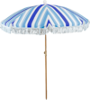 Berger SunElegance Sonnenschirm blau gestreift, Durchmesser 1,8m