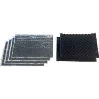 Isolation de porte compos&eacute;e de 4 plaques Alubutyl / 1 absorbeur / 1 isolateur CA-SI-UNI.001 Pioneer