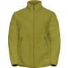 Groene fleecejas met rits, vooraanzicht