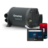 Truma Combi D 6 E : chauffage au diesel et &eacute;lectrique 230 V avec chauffe-eau de 10 litres, puissance 6 000 W