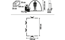 Berger Arona Alu Reisevorzelt für Wohnwagen
