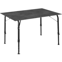 Heat Adjustable Camping Table Black (100 x 68 cm) Brunner Amulet