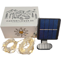 Camperflower solar awning light chain with battery 10 meters
