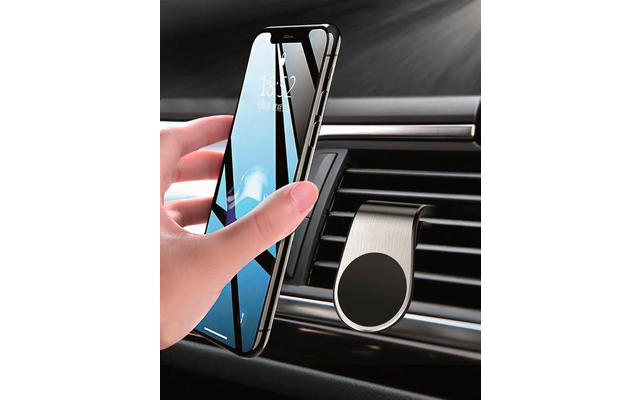 2GO CarClip Universal Smartphone Halterung Silber