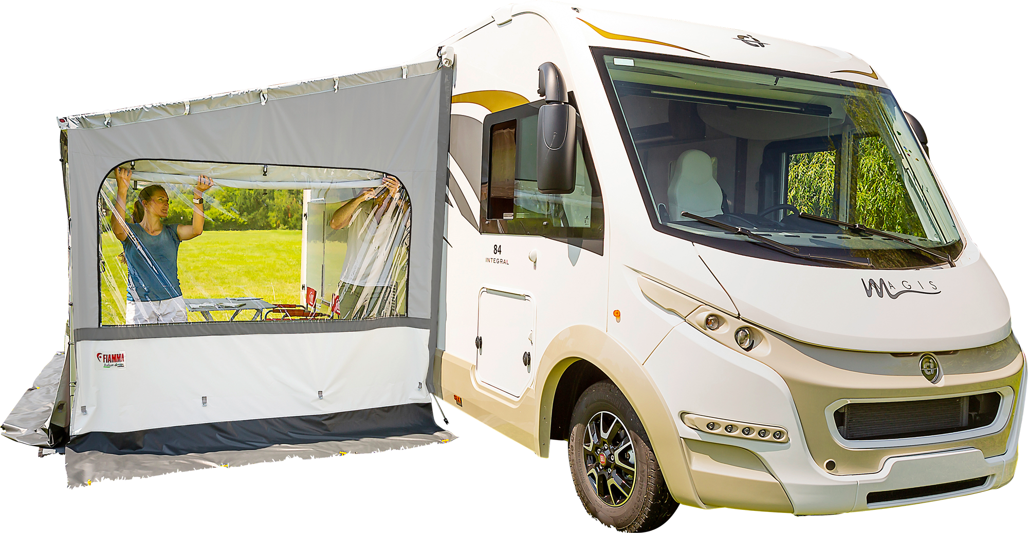 Fiamma Side W Shade F45/F80s Seitenwand fr Markise F45S-F45L / F80S-F80L  Hhe 225280 cm - Fritz Berger Campingbedarf