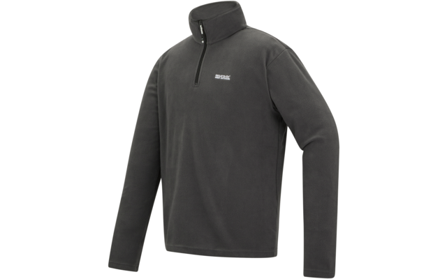 Schwarzer Pullover mit langem Arm und Rundhalsausschnitt