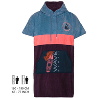 Wave Hawaii Poncho en velours de coton