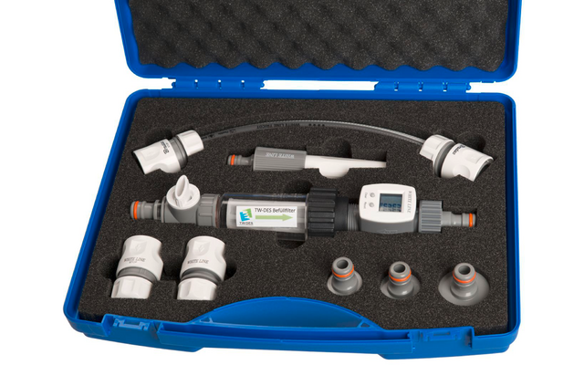 Image du produit TW-DES Wasserkoffer Bef&uuml;llset mit Wasserfilter, Wasseruhr und Zubeh&ouml;r f&uuml;r Wassertanks 1
