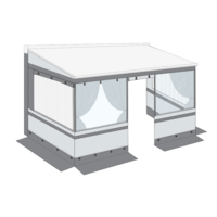 Fa&ccedil;ade de rechange E pour tente de store Privacy Room CS Light XL 550, pi&egrave;ce de rechange n&deg; 98660-184 Fiamma