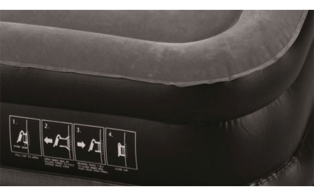 Outwell Excellet Materasso ad aria matrimoniale 200 x 135 cm nero/grigio