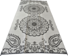 Berger GreyOrnament Teppich 250 x 500 cm
