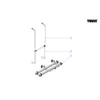 Thule kruissteunframe met onderste draagarmen voor fietsendrager Sport G2 Compact / Garage / 2-deurs - Thule onderdeelnummer 1500602656