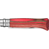 Opinel N°08 Taschenmesser mit Griff aus Birkenholz Klingenlänge 8,5 cm rot