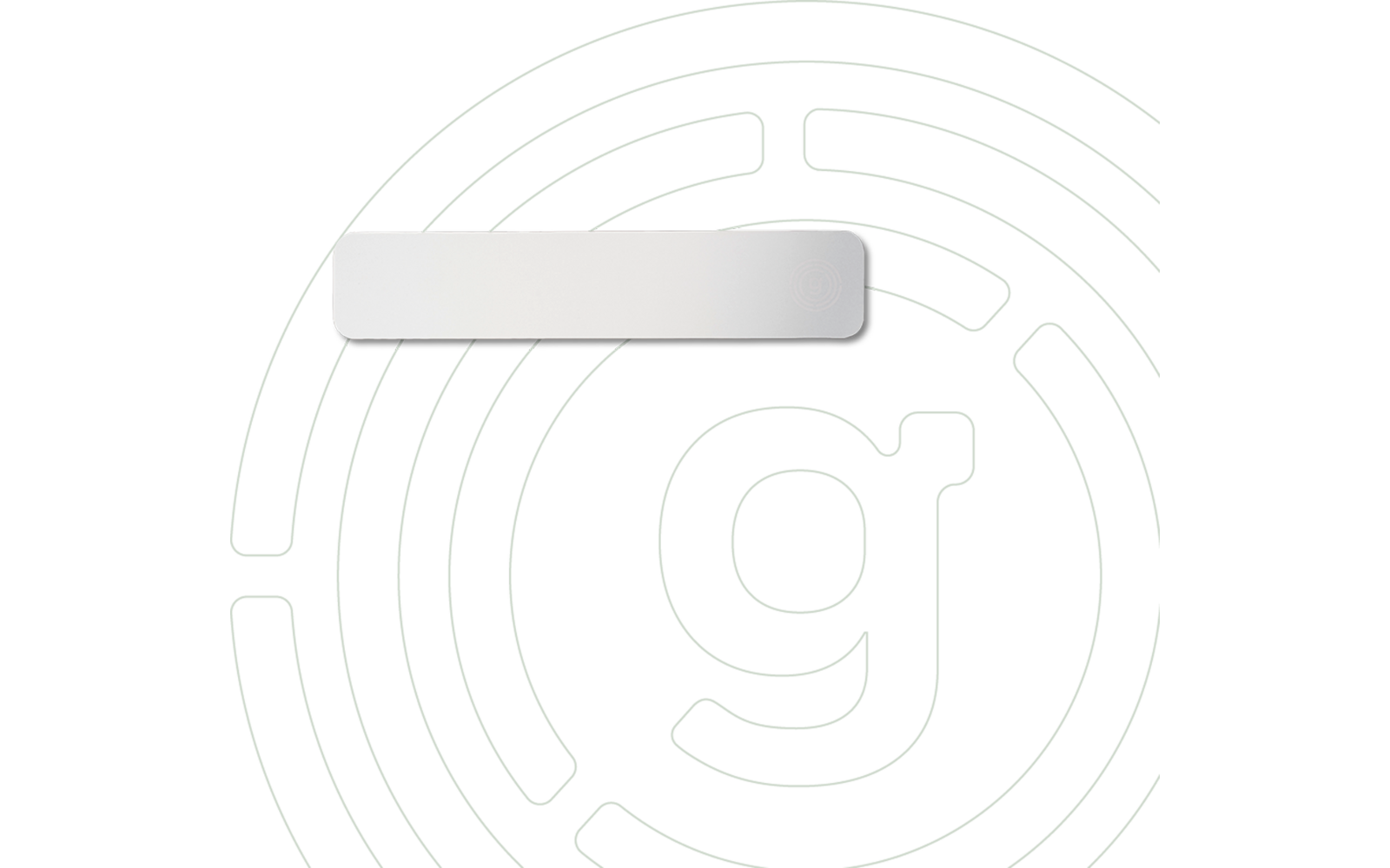 Image du produit Gelmags Metall-Leiste mit Kleber&uuml;ckseite 1