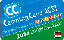 ACSI CampingCard y Guía de Emplazamientos 2024