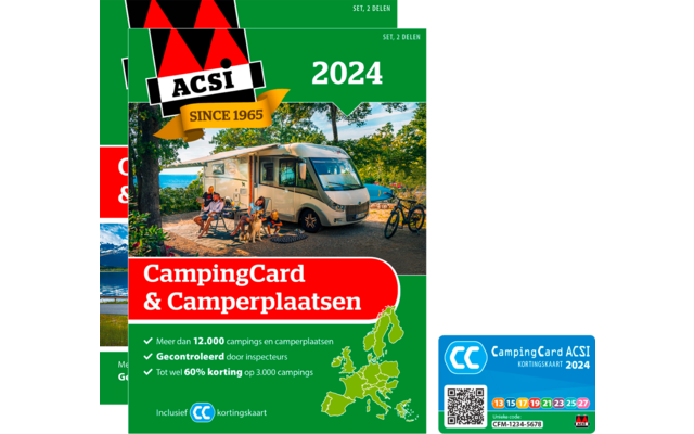 ACSI CampingCard y guía de campings Países Bajos 2024