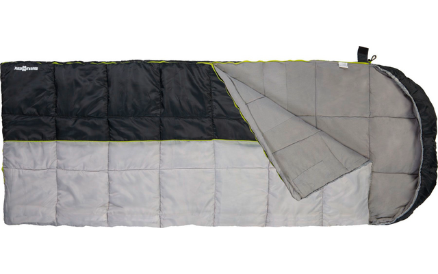 Brunner Argos coperta sacco a pelo 200 x 90 cm grigio/nero
