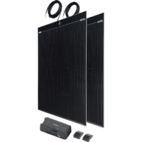 Sistema solar completo Dometic Light & Flat negro 260 W N&uacute;mero de m&oacute;dulos 2