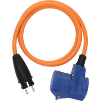 Brennenstuhl Camping C&acirc;ble adaptateur 1,5 m&egrave;tre fiche Schuko / prise coud&eacute;e CEE