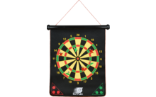 sunflex sport magnetisches Dartspiel beidseitig bedruckt mit 6 Pfeilen