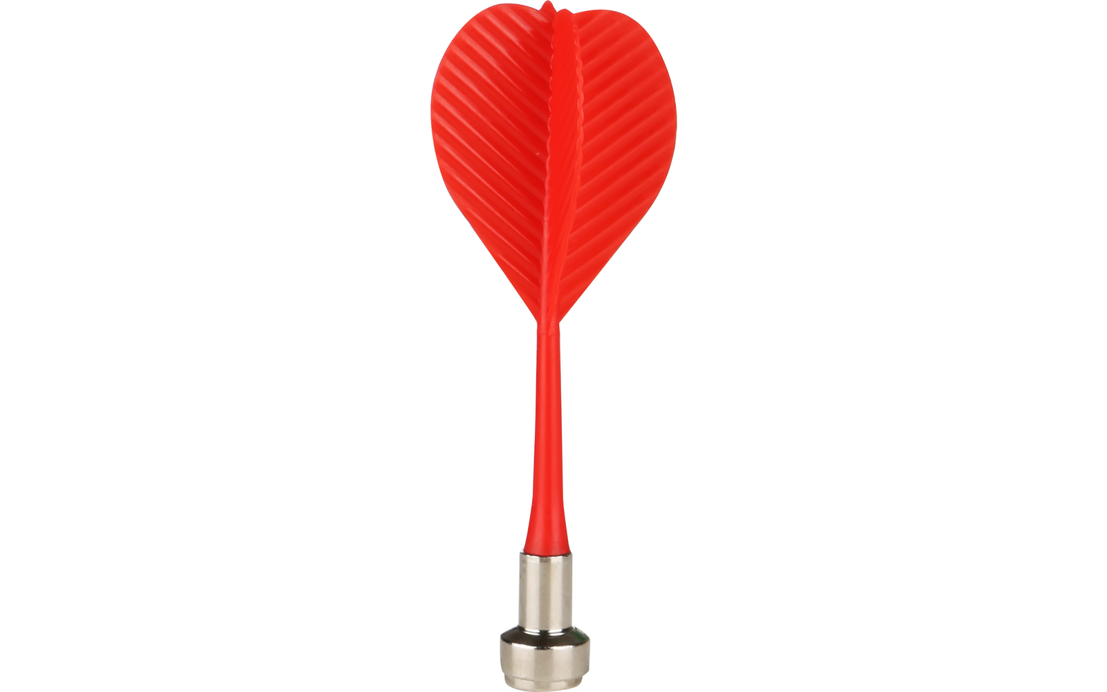 Roter Dartpfeil mit Herzen als Flugkörper