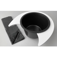 Flexaport Trenntoiletten-Einsatz Set passend f&uuml;r Enders / Fritz Berger Comfort / Deluxe wei&szlig; PVC mit 100 T&uuml;ten Recycling 20 my